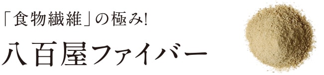「食物繊維」の極み！八百屋ファイバー（美粉屋）