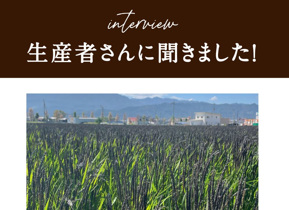 生産者さんに聞きました！